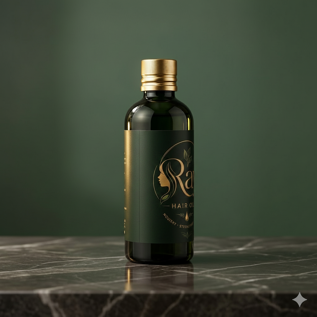 Ray Hair Oil Side Angle